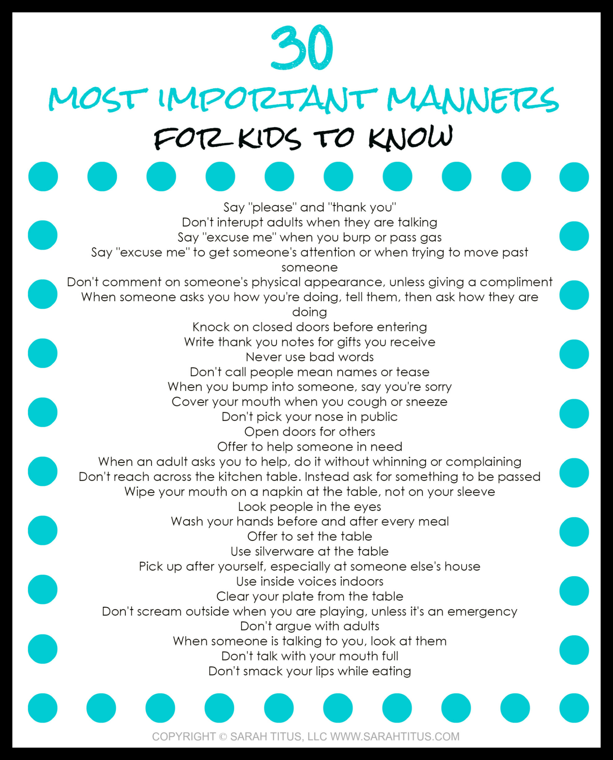 short essay on good manners for kids