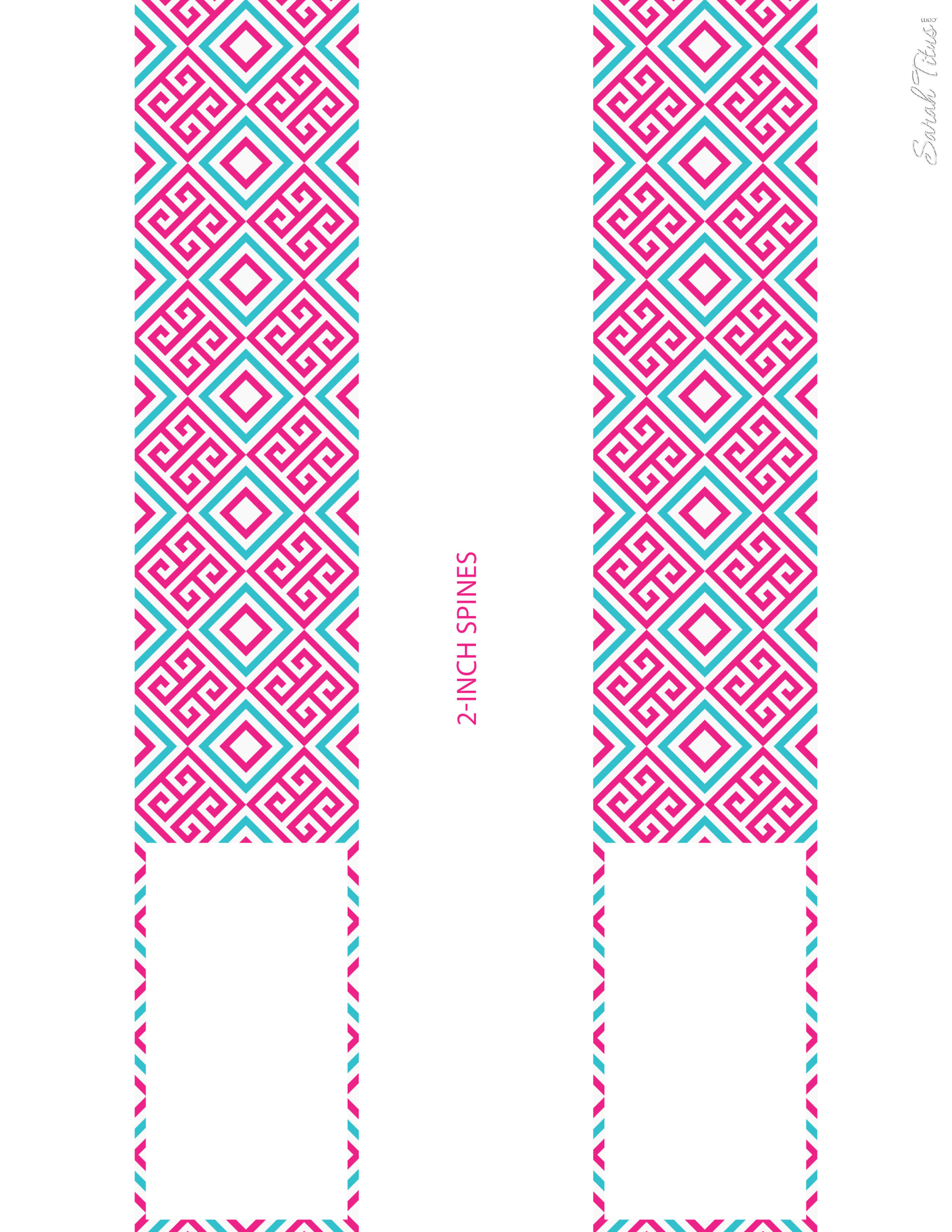 binder spines