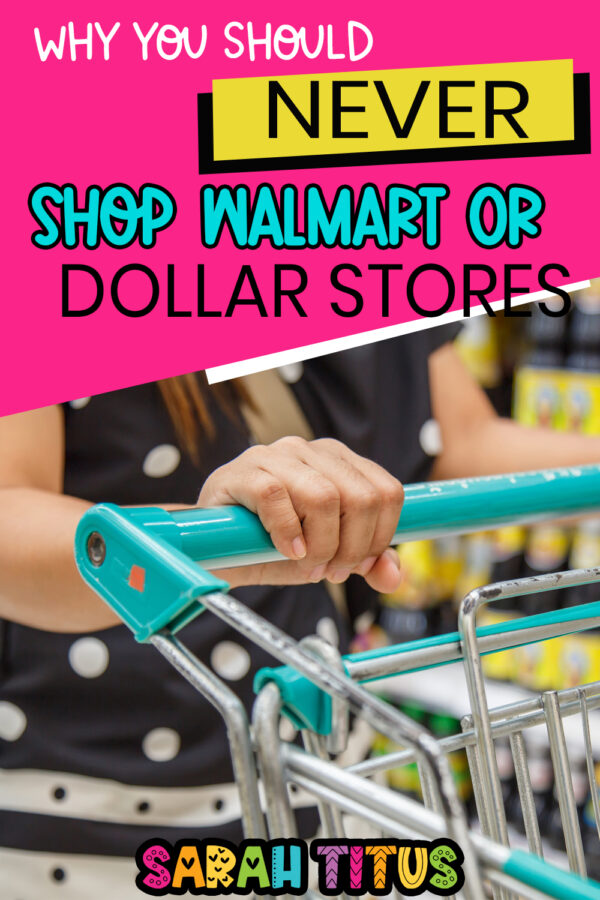 Want to save money and stop over spending? Then follow this one trick and stop going to Walmart and the Dollar Store! It is so easy to waste money when you go to Walmart! Save money now and find out why you need to stop shopping there! #savemoney #overspending #saving