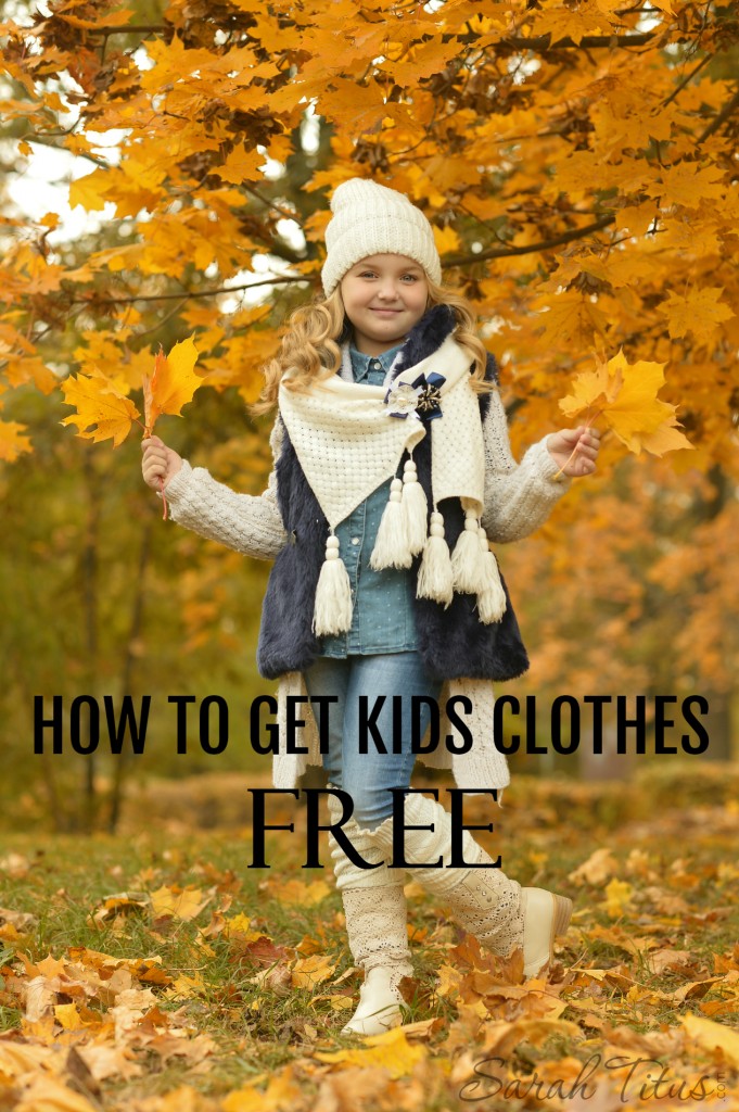 Paying for clothes in our house is a sin. Click to read how I get all my kids BRAND NAME clothes for FREE! You'll never go back to paying for clothes again!