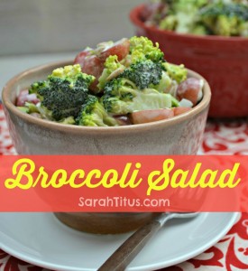 broccoli and grape salad