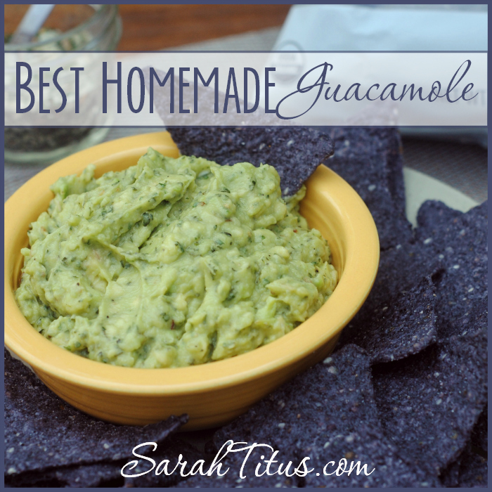 Best Guacamole Dip - Easy Homemade Recipe | SarahTitus.com