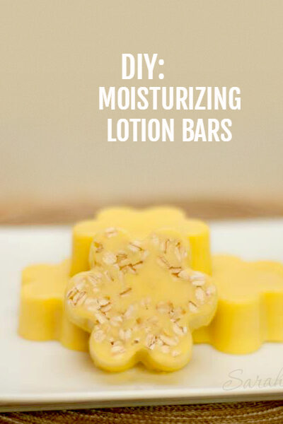 These DIY Moisturizing Lotion Bars are perfect for chapped or extremely dry skin. Your body naturally melts the lotion when applying, so they absorb into your skin leaving it refreshed and soothed.