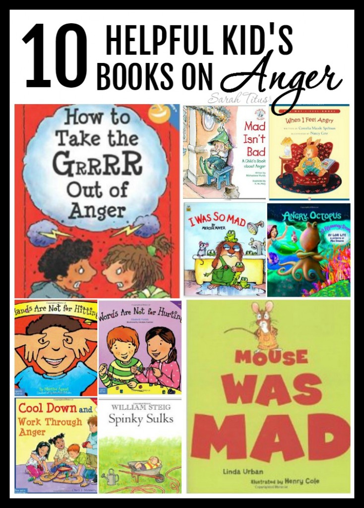 10 Helpful Kid's Books on Anger