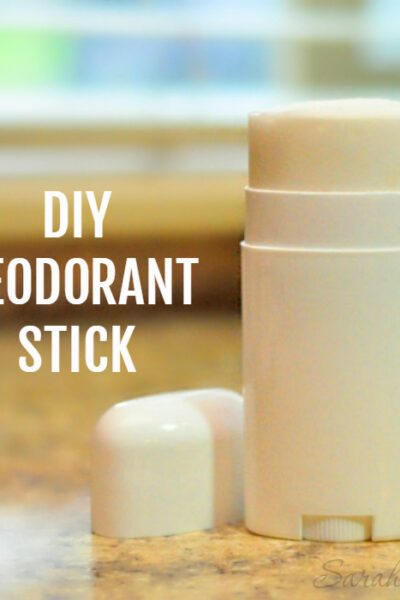 Deodorant that you purchase in the store is usually made with a lot of chemicals and artificial scents. You can make your own DIY deodorant stick very inexpensively without all those chemicals.