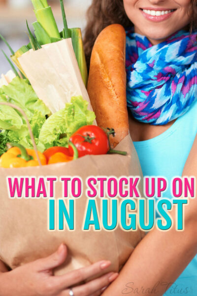 You could be leaving thousands of dollars on the table by not knowing what to stock up on each month. Quick list of what to stock up on in August and what you should be on the lookout for so you don't miss out on those deals!
