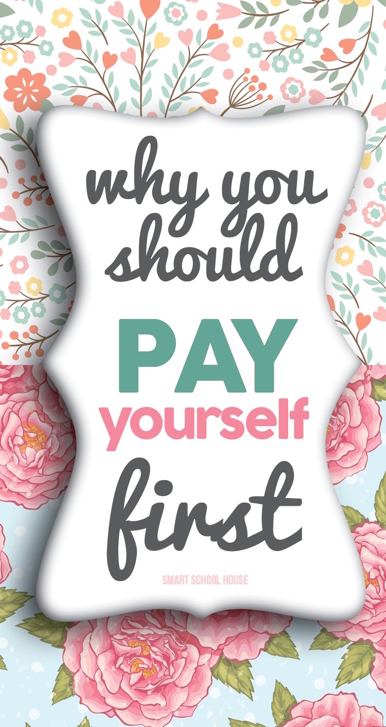 Paying yourself first is SO important and a great way to start growing your savings account!