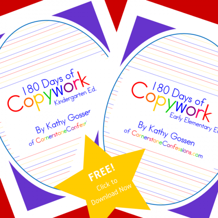 Copywork can help your child's handwriting and vocabulary. Check out these copywork printables for grades K-2.  