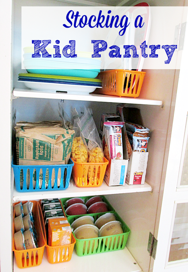 Creating and Stocking a Kid Pantry