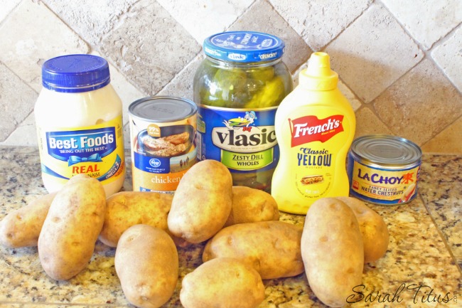 Craveworthy Potato Salad ingredients
