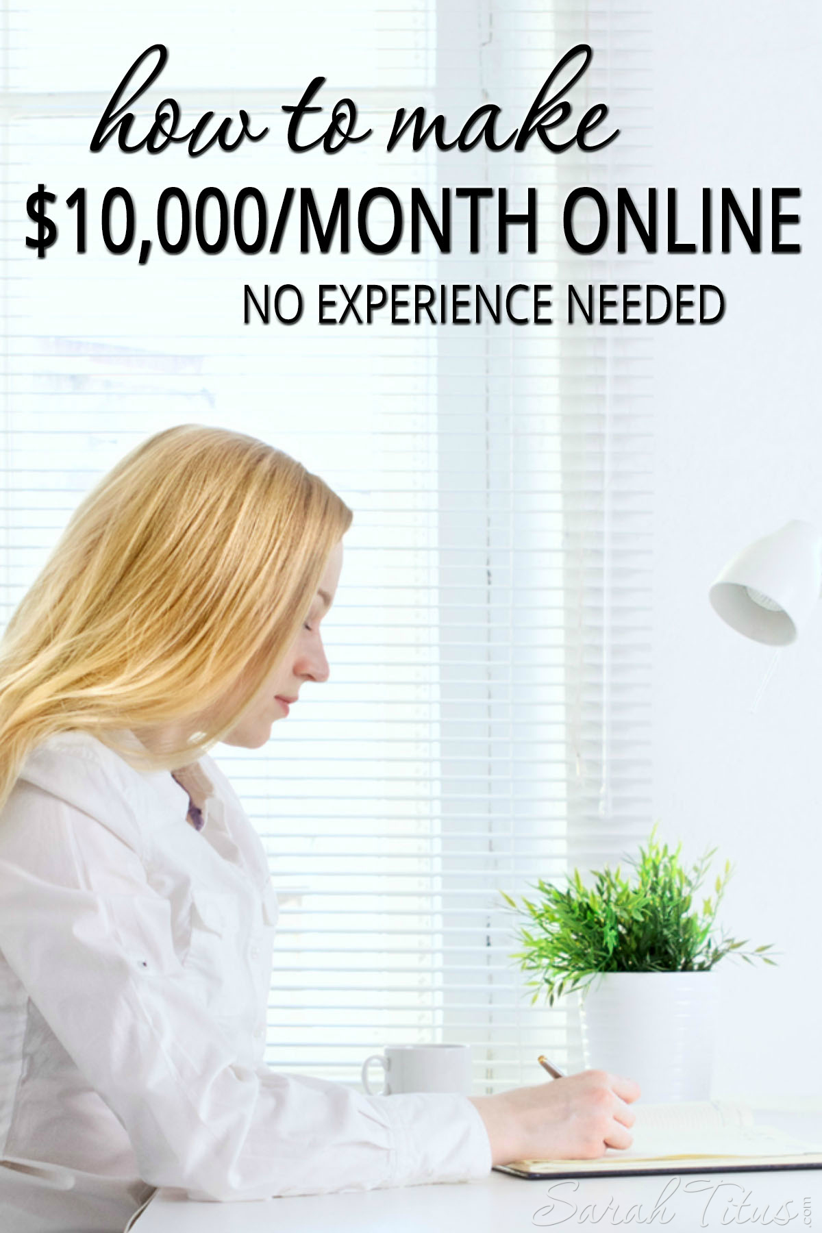 I'm a mom who's been making money online for more than 17 years. This is, by far, my favorite way to make money from home and you don't even need any previous experience. I didn't have any when I started either. One year later, I was making $10,000/month!