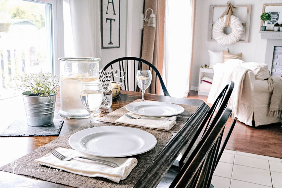 Kitchen Table Setting