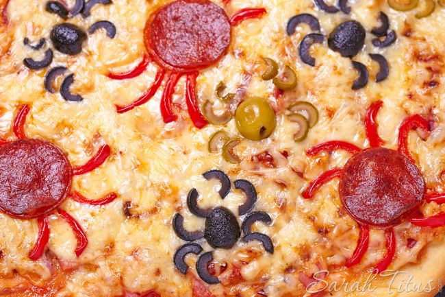 spider pizza