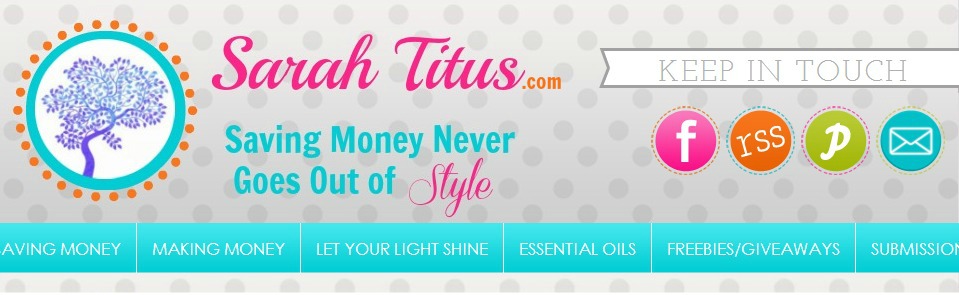 Happy Birthday! Free Gift and Winner Announced Sarah Titus blog header screenshot