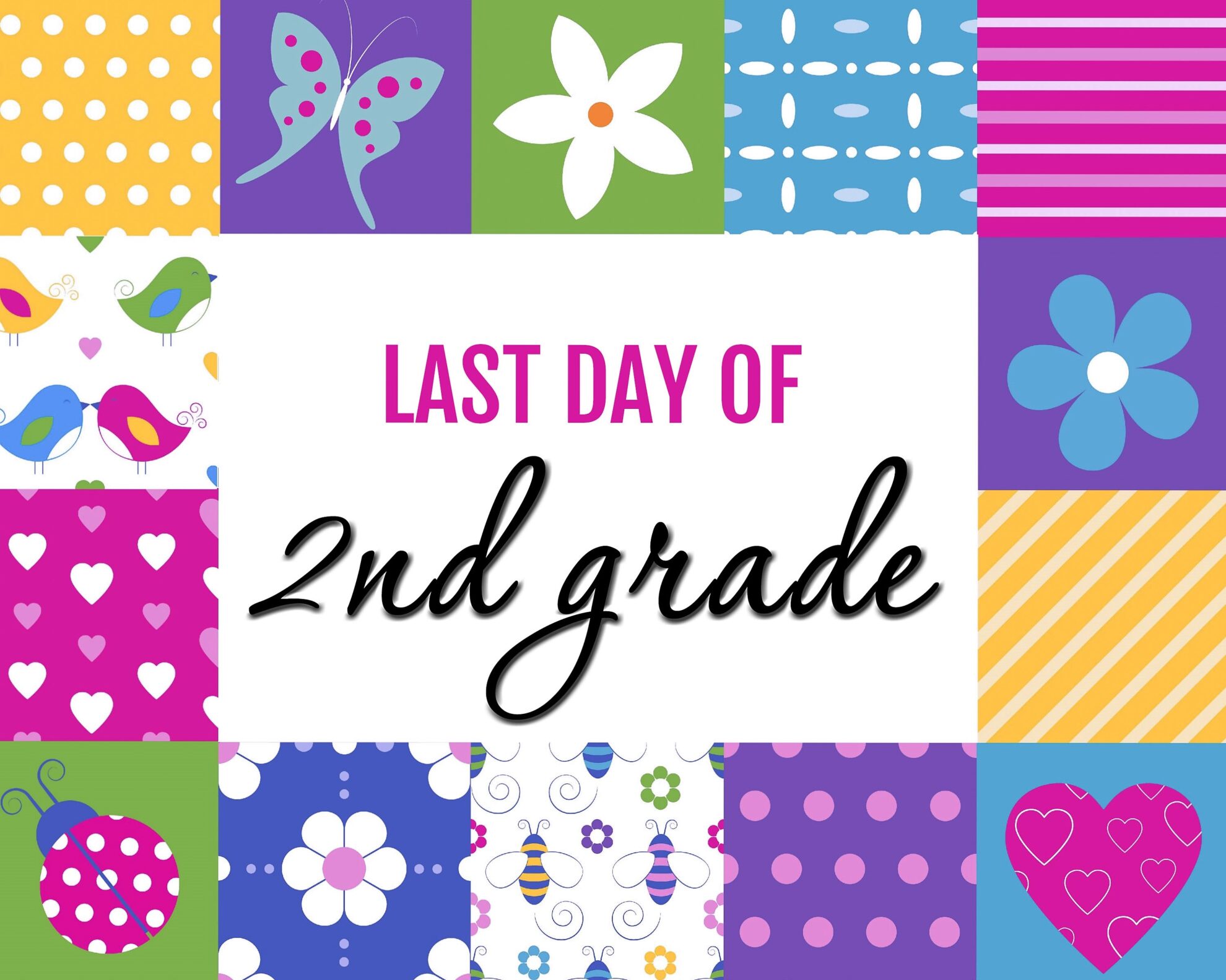 Last Day of School Free Printables - Sarah Titus