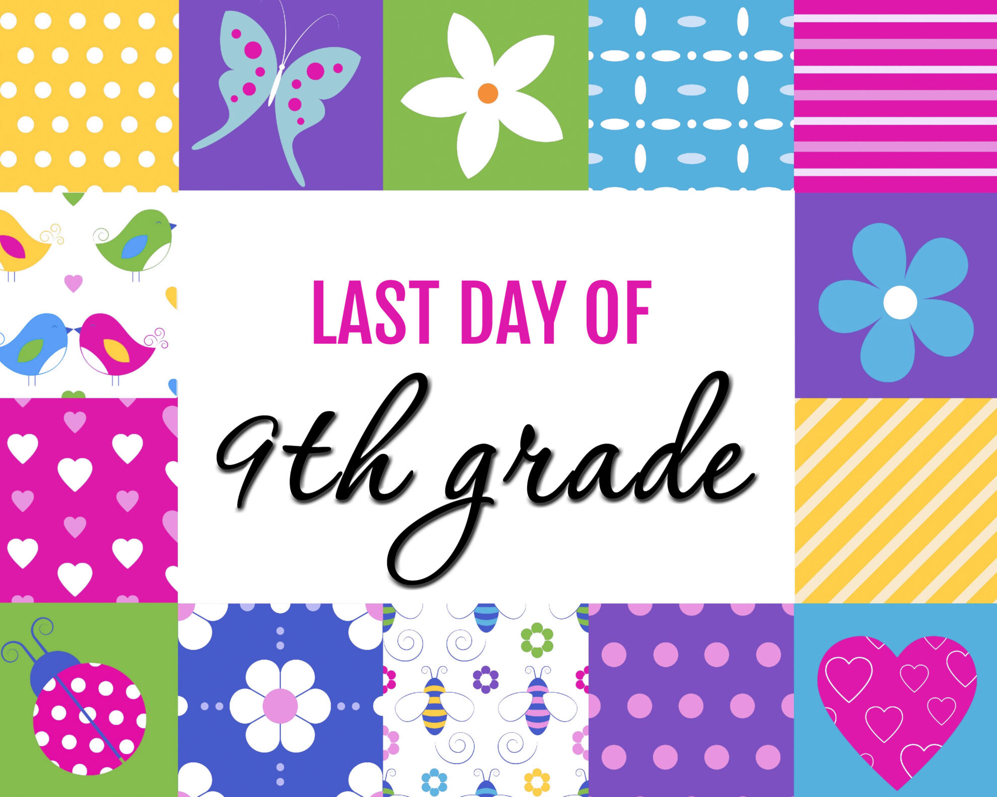 Last Day of School Free Printables - Sarah Titus