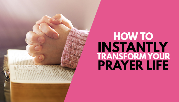 If you go to God in prayer only when you need something, you are horribly missing out! Here's how to instantly transform your prayer life for the better!