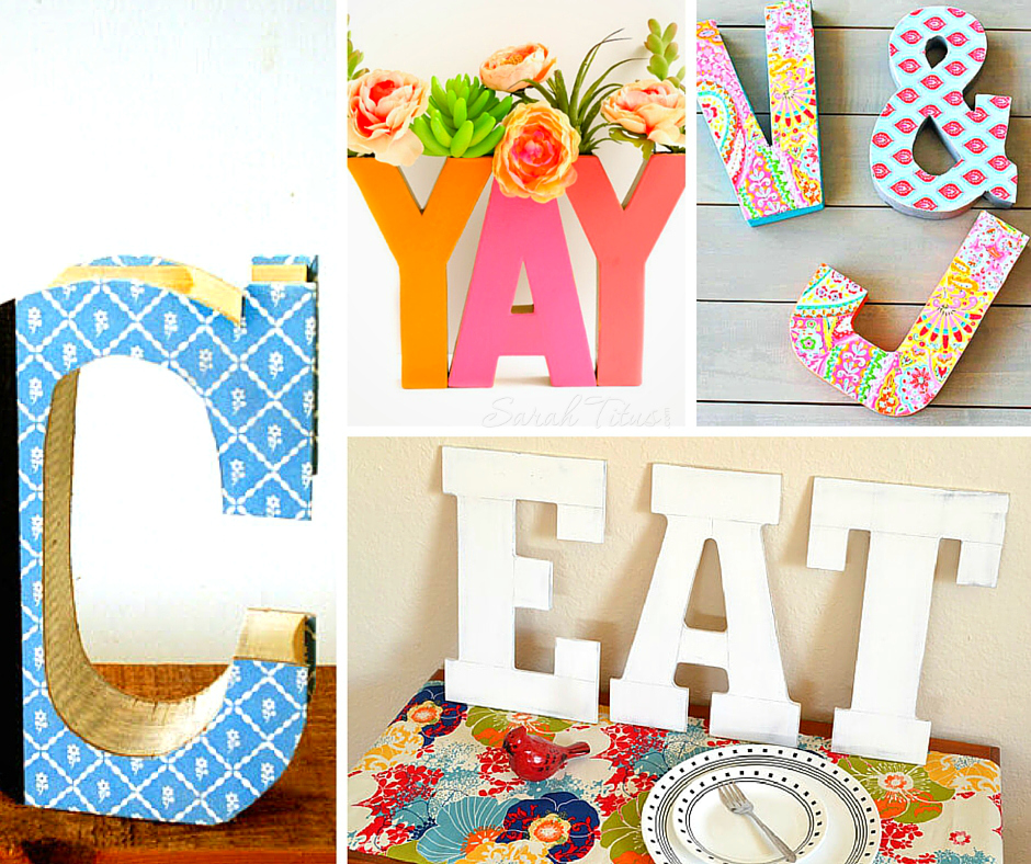 How to Make Washi Tape Monograms