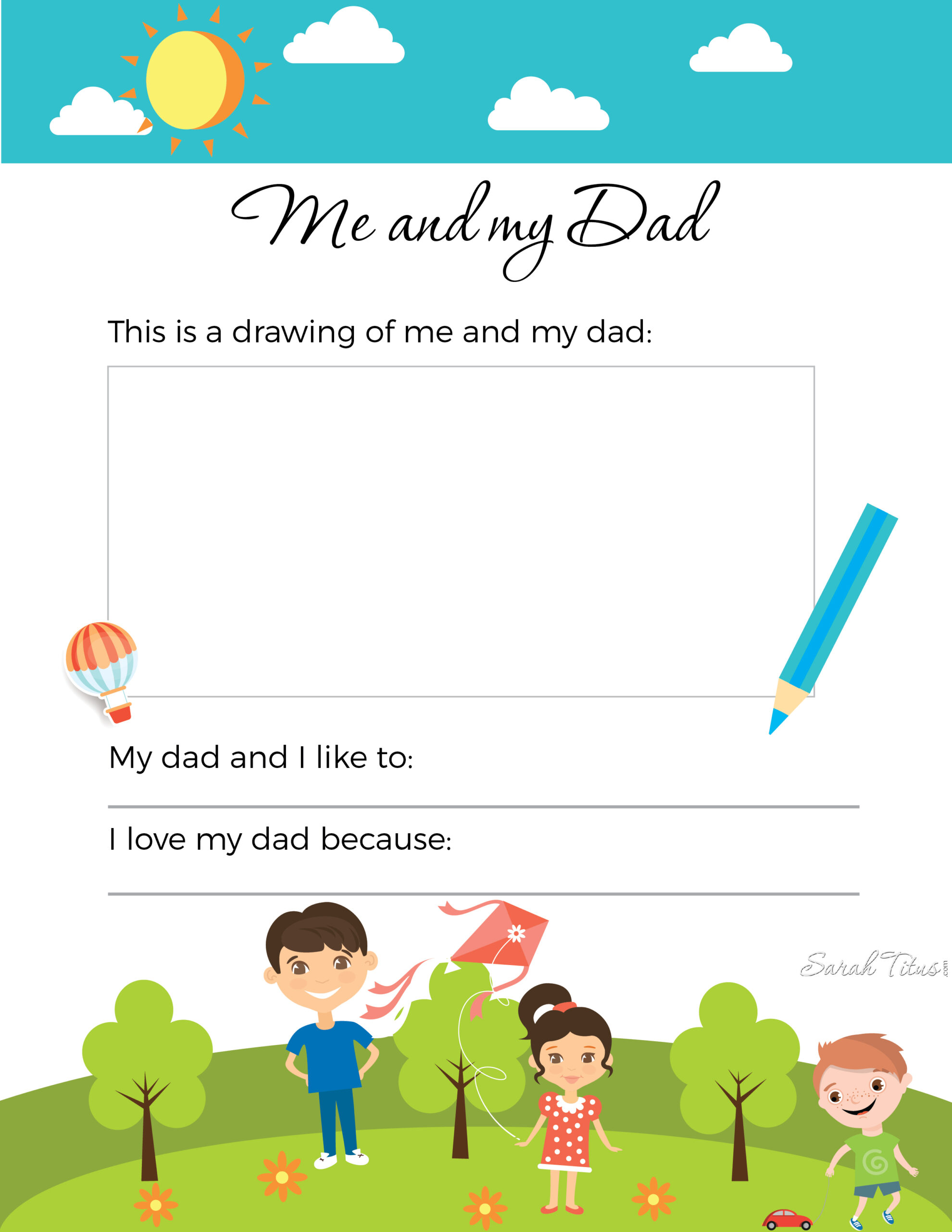 If you're looking for a special gift this Father's Day, you don't have to go out and spend a ton of money...all you need is a gift from the heart. This Father's Day Journal free printables set is perfect!
