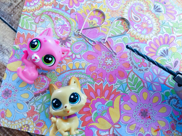 Drilling hole for the hook in Littlest Pet Shop's ear
