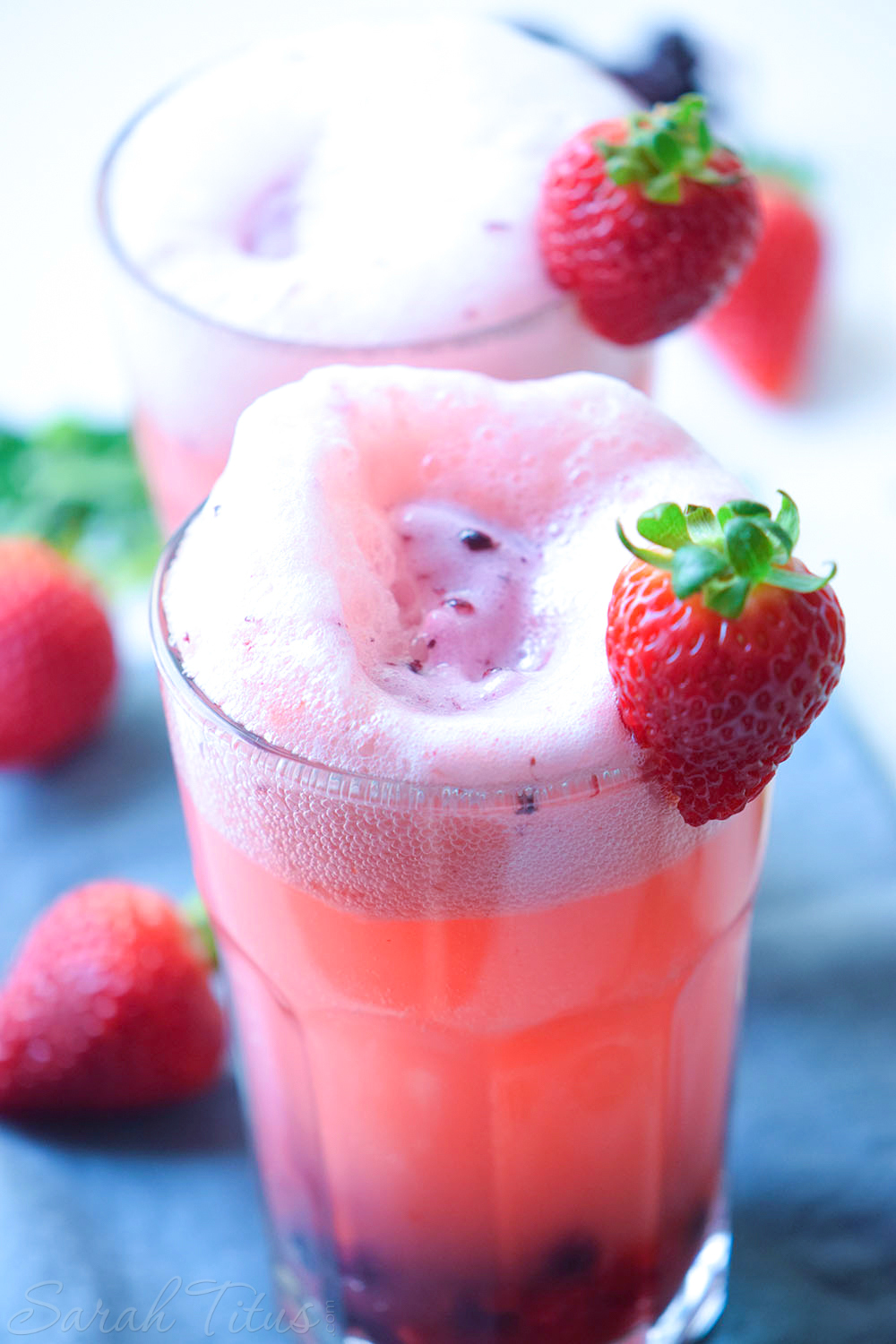 This berry ice cream float is perfect on a hot summer's day, entertaining your friends, or just kickin' it with your family at home.
