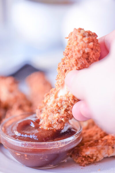 These crowd favorite chicken tenders are made with succulent white chicken breast and Italian seasoned breadcrumbs. The perfect, people-pleasing dish!