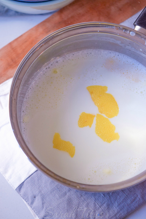 If you're in the mood for something sweet, light, and airy, this lemon zest pudding is PERFECT for you!