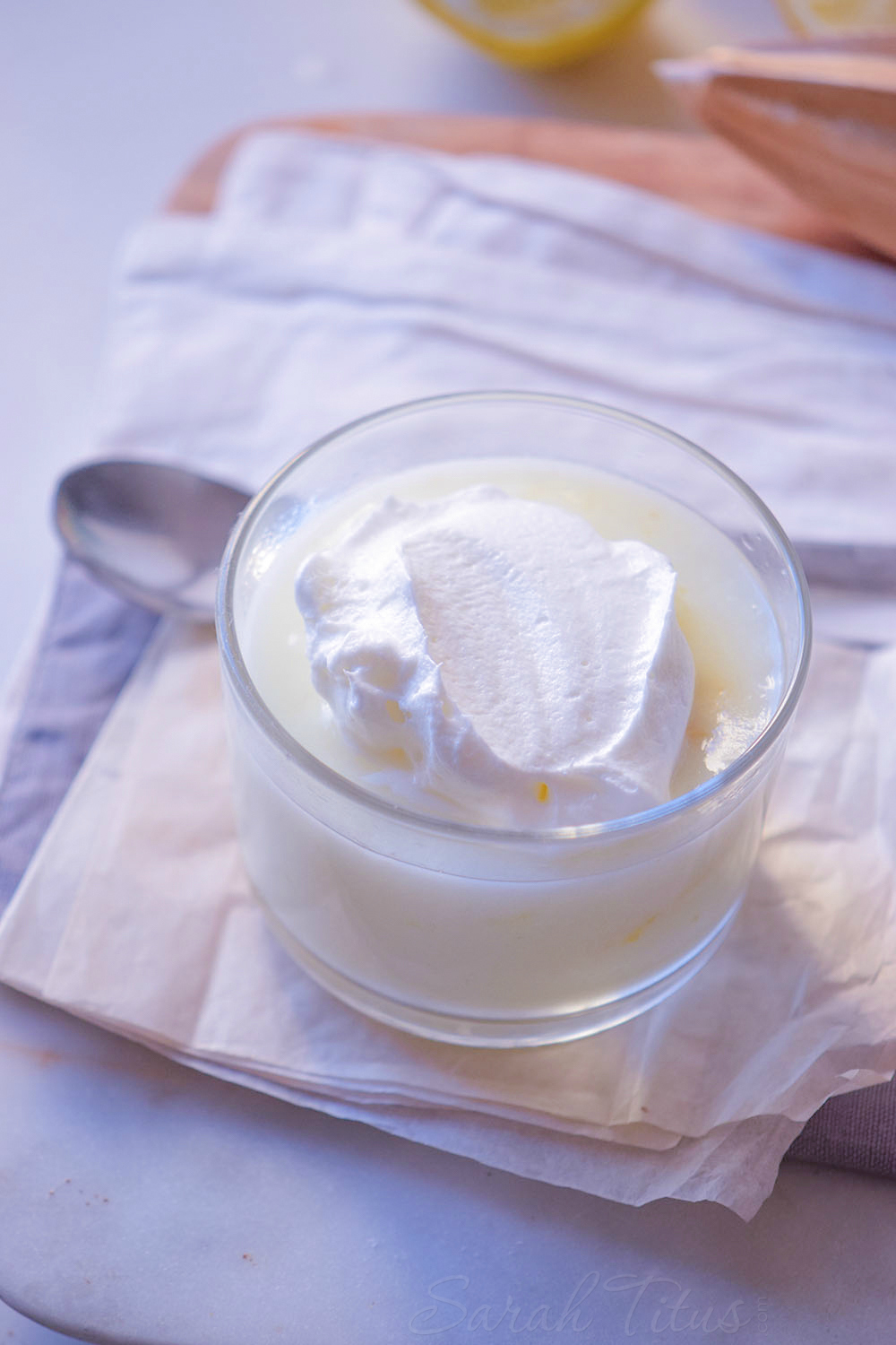 If you're in the mood for something sweet, light, and airy, this lemon zest pudding is PERFECT for you!