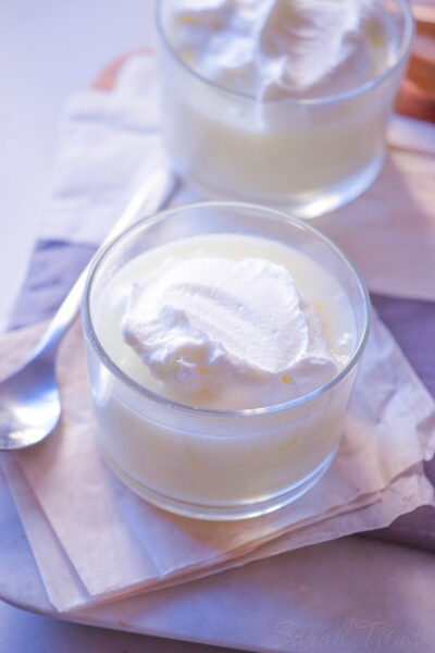 If you're in the mood for something sweet, light, and airy, this lemon zest pudding is PERFECT for you!