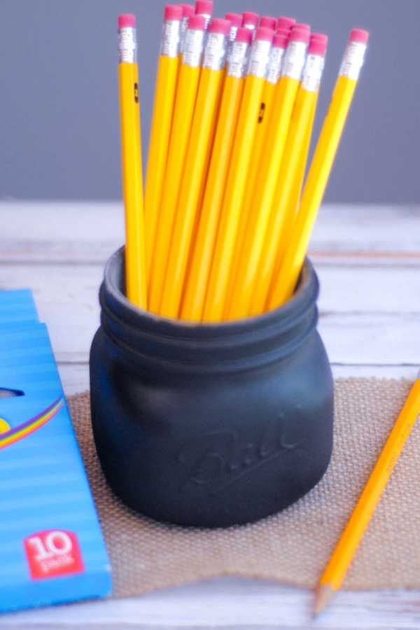 Painted Pencil Jar