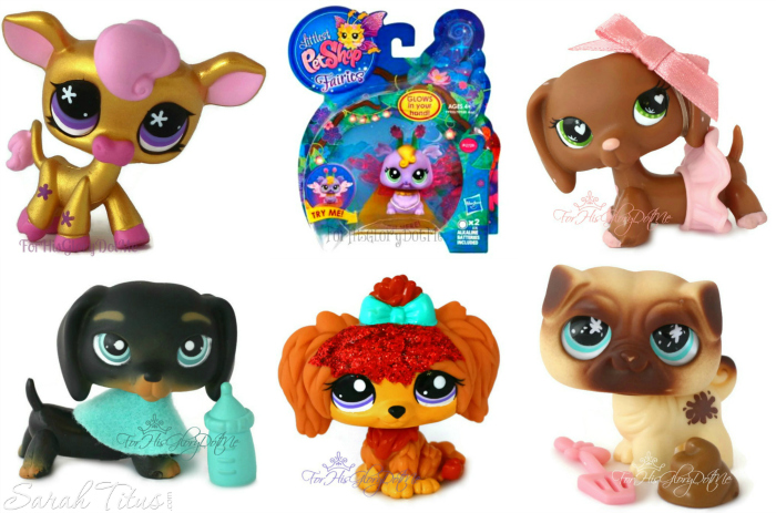 Various cute Littlest Pet Shop Figures