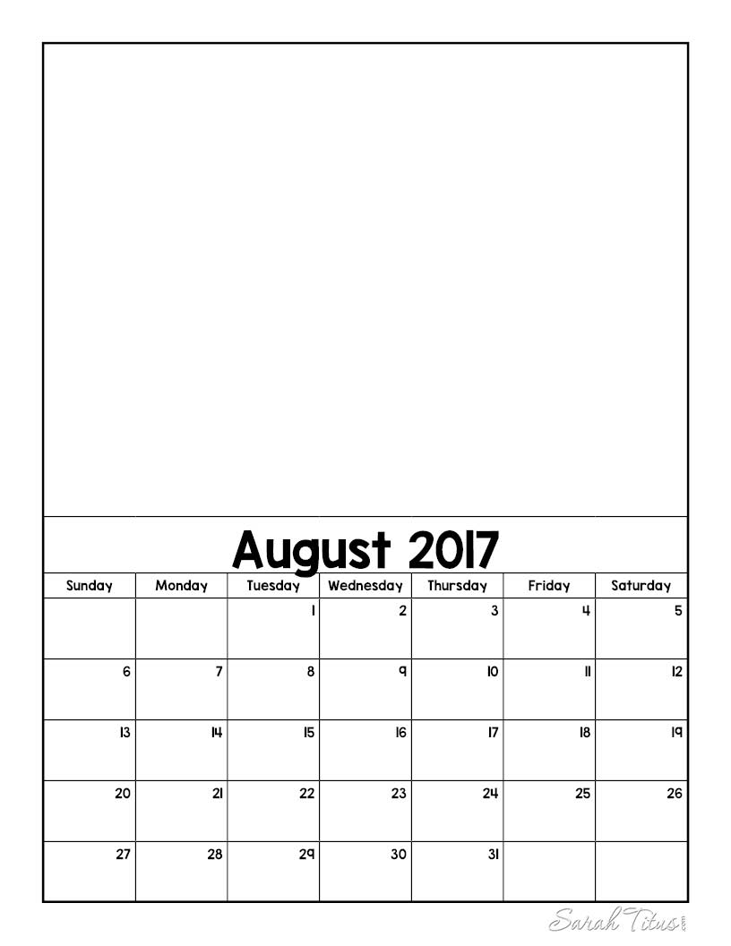 calendar august
