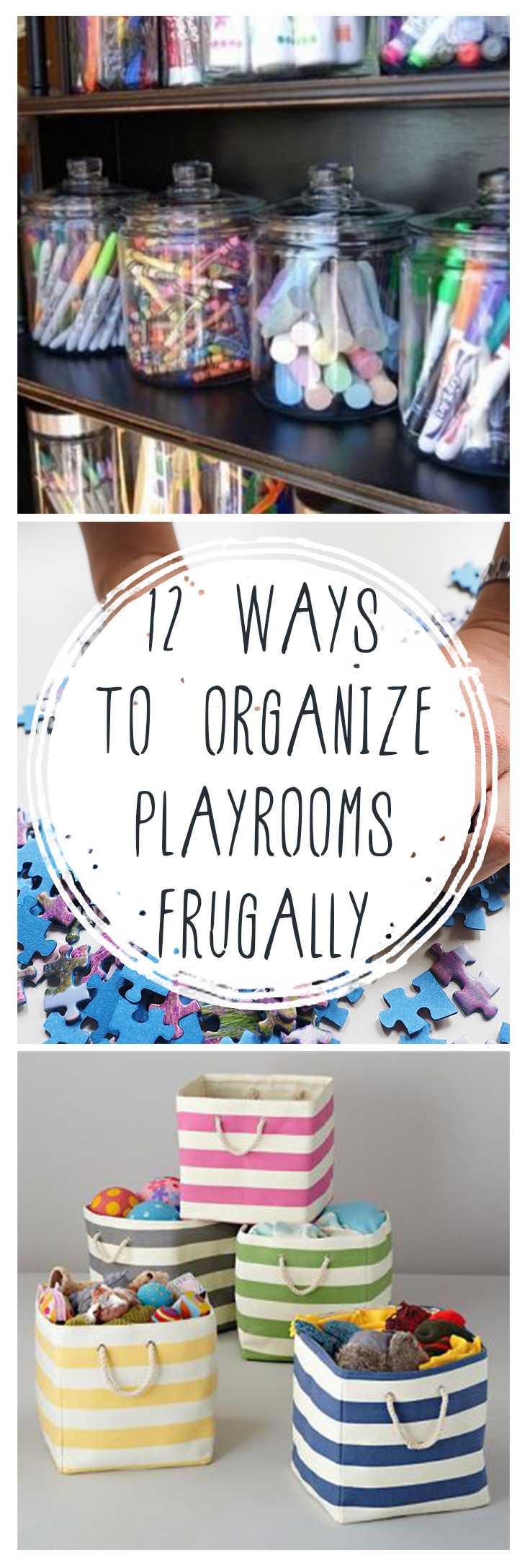 You don't need to spend a fortune on fancy organization boxes and bins to get your playroom organized. Here are 12 ways you can organize your playroom on a budget!