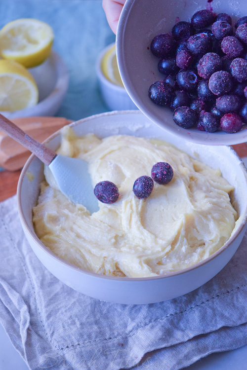 The sweetness of the blueberries with the slight tart of the lemon, these lemon blueberry loaves make for a very delicious and healthy snack!