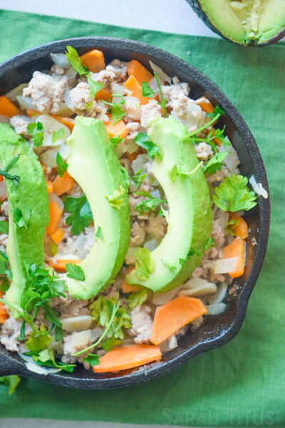 Forget Taco Tuesday! This Mexican Turkey Skillet is SO easy and delicious, it is sure to make it into your regular weeknight recipe rounds.