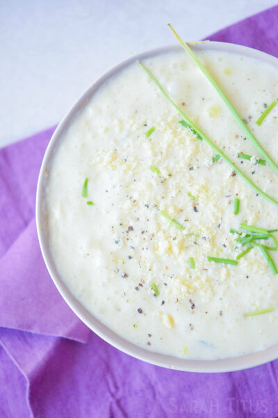 I am a soup FANATIC! This potato soup is PERFECT for your recipe arsenal. It's a very simple and easy to make recipe that is packed with cheesy potato flavor! You'll love it!