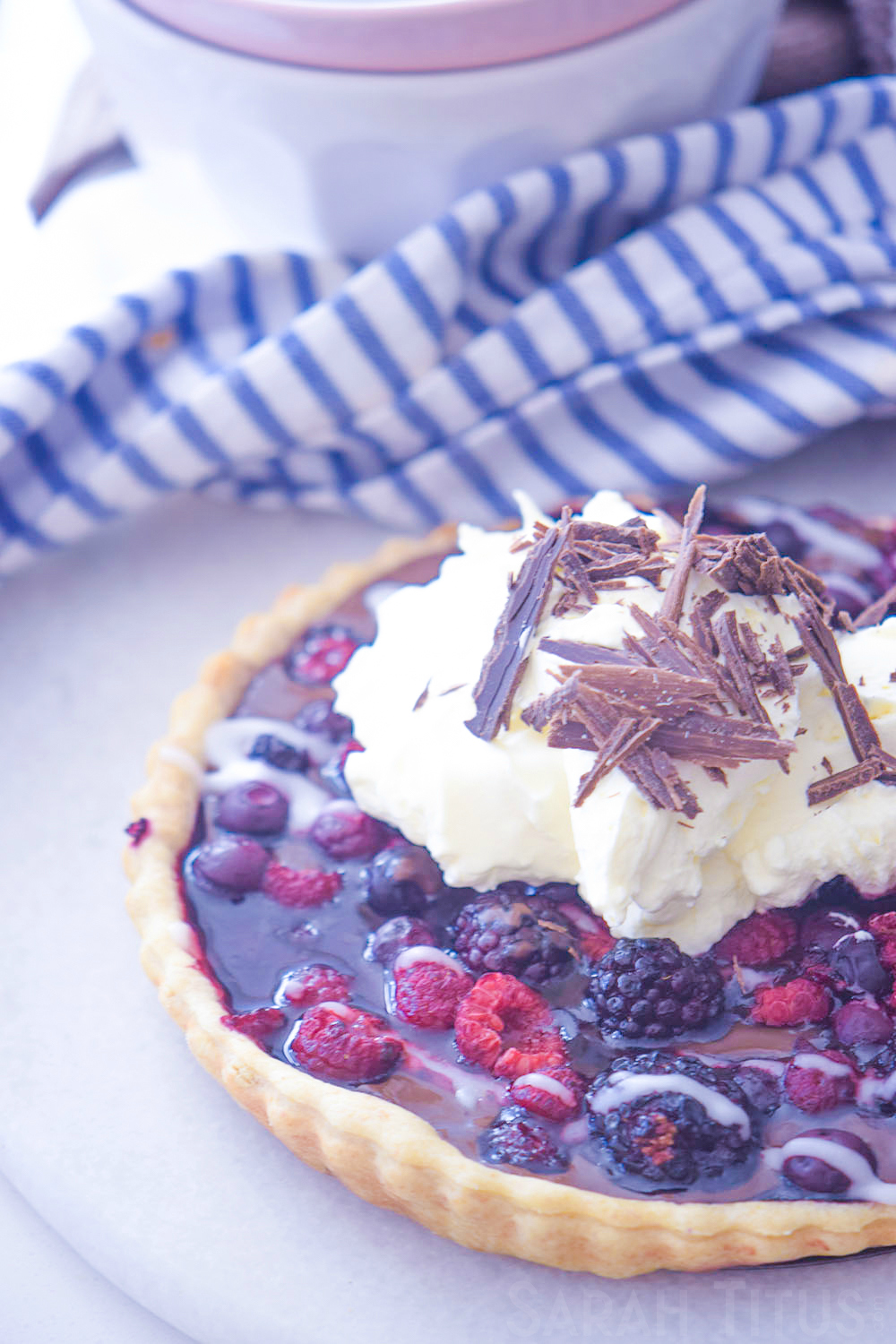 Everyone loves chocolate, am I right? This Chocolate Berry Pie is a non-traditional spin on chocolate pie paired with 3 types of berries. You'll adore it!