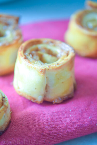 These Cinnamon Crescent Bites make for an easy to grab and go breakfast, or a great sweet treat for after dinner.