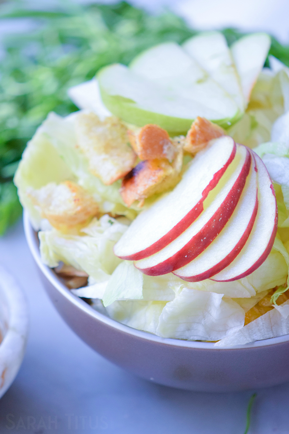 The crisp crunchy apples, smooth avocado, and tangy balsamic honey mustard dressing makes a delicious combination of flavors in this Balsamic Honey Mustard Salad. 