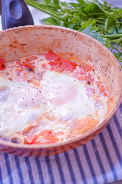 These Italian Eggs are a great take on traditional eggs and is a great addition to your breakfast recipe repertoire.