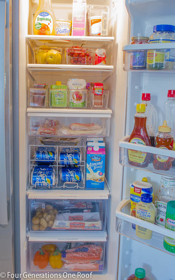Do you ever buy something at the store, only to come home and find you already had it but it was shoved in the back of your refrigerator?! Don't let anymore food go to waste and give your fridge a make over. I love this one!