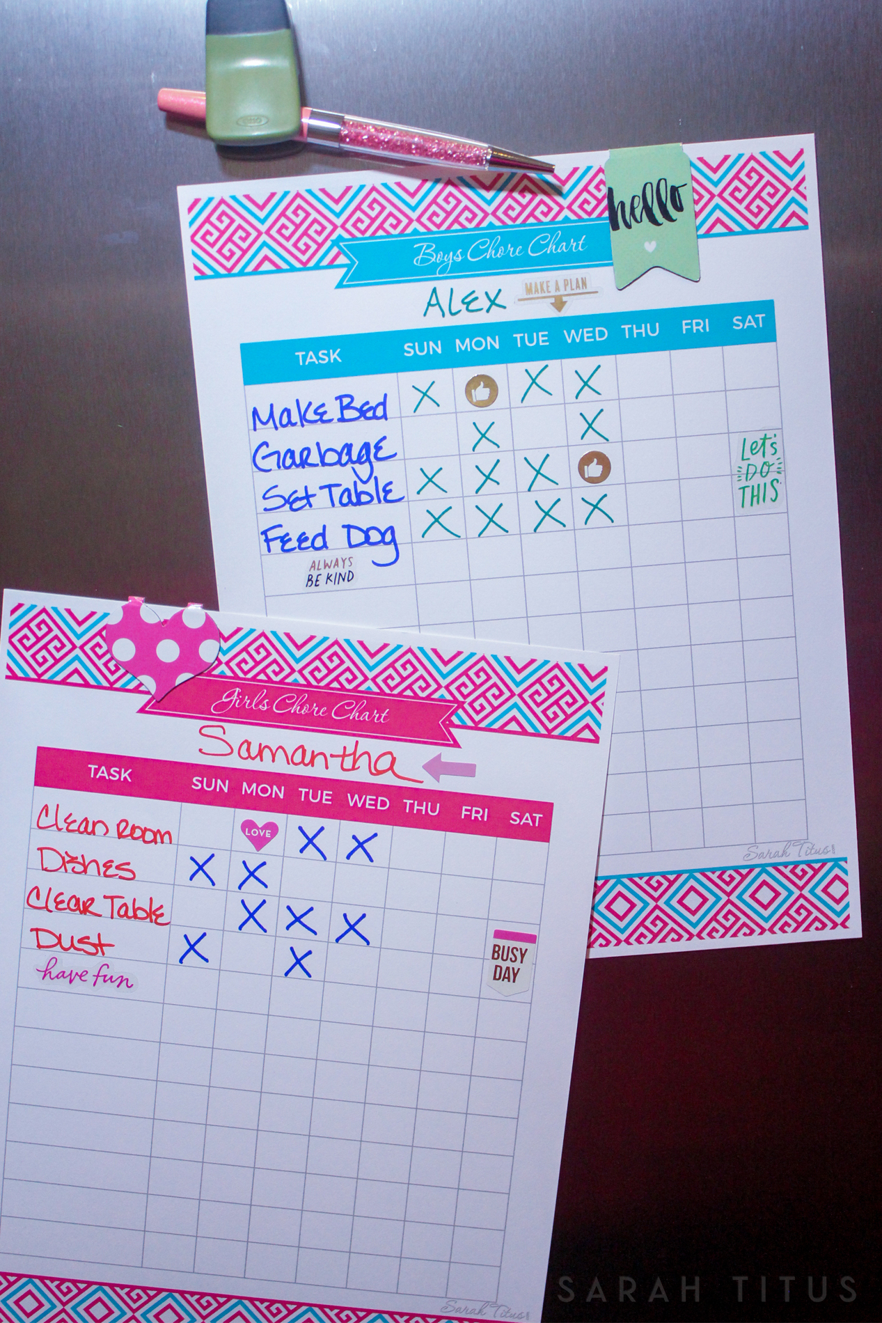 Creating A Chore Chart That Is Right For You Sarah Titus