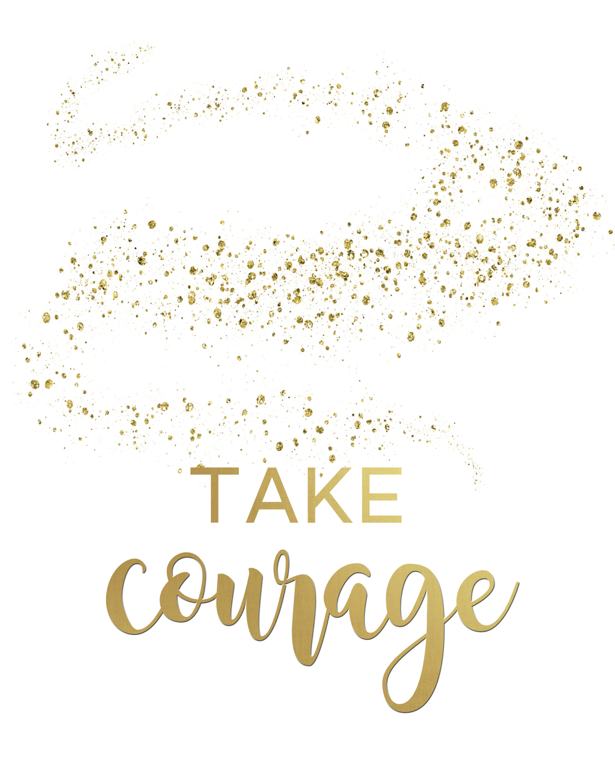Are you in a place in your life where you are filled with fear? There are a lot of times in our lives when we are afraid. Take Courage with this free printable.