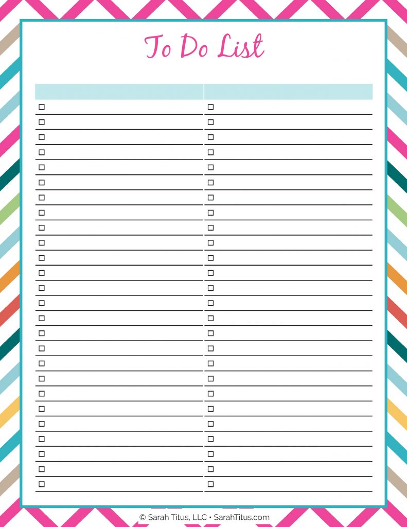 cleaning binder to do list titus master to do list template