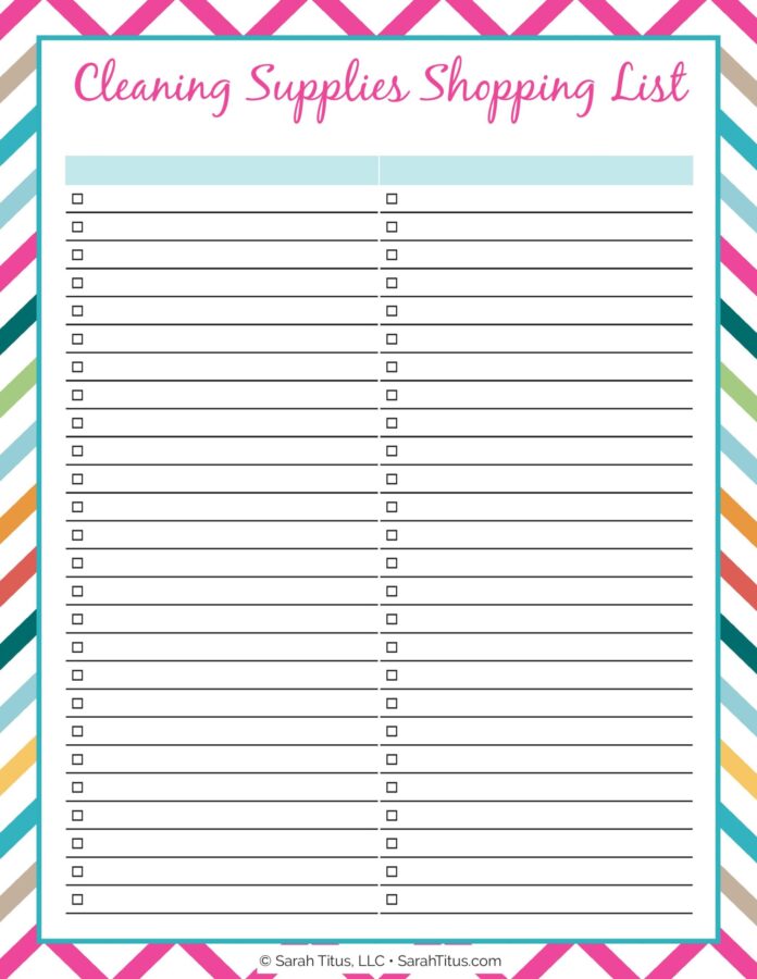 Household Supplies Shopping List Printable household-supplies-shopping-list-printable