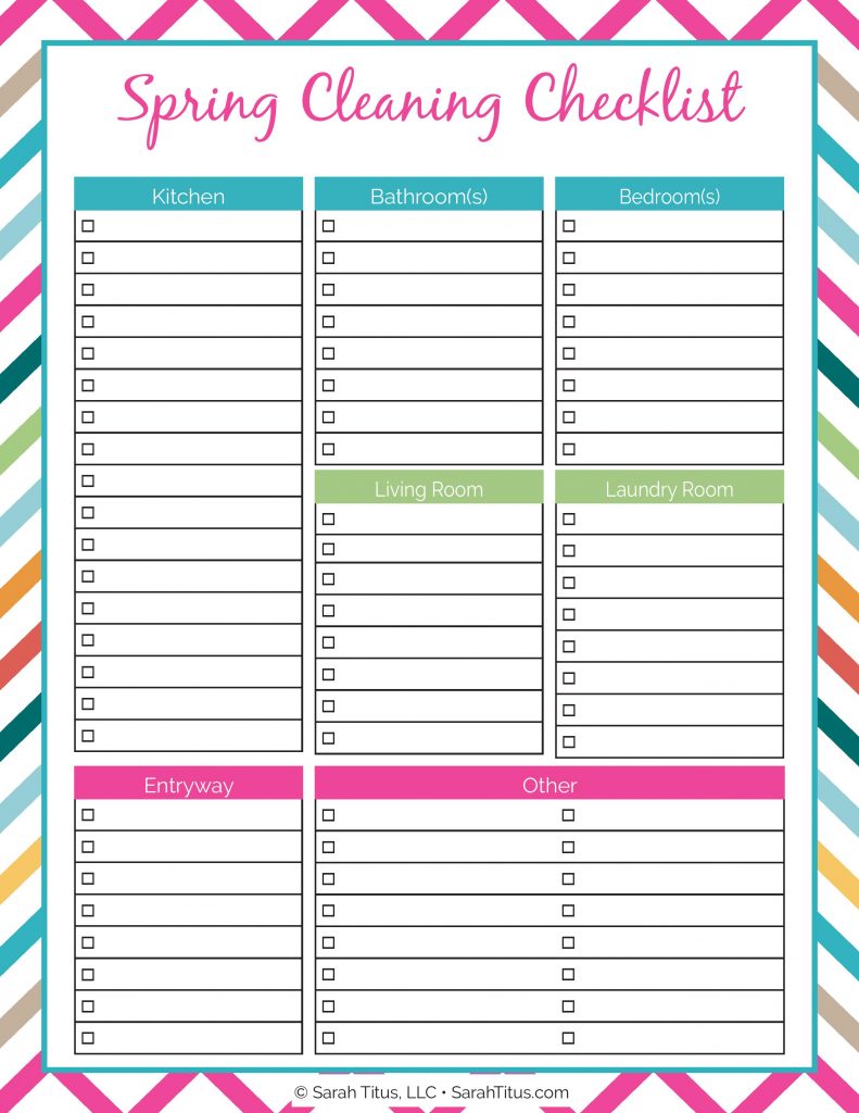 If you're an organization freak like me who just loves having everything all tidy, this Cleaning Binder: Spring Cleaning Checklist will be perfect!