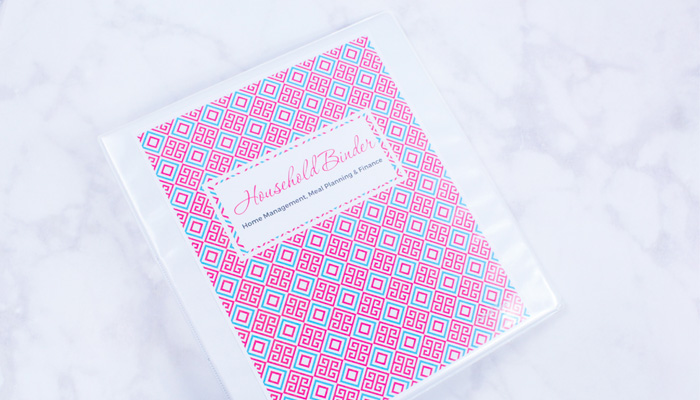 Household Binder Free Printables