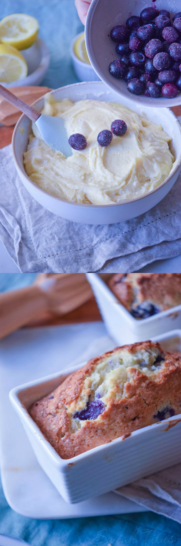 The sweetness of the blueberries with the slight tart of the lemon, these lemon blueberry loaves make for a very delicious and healthy snack!