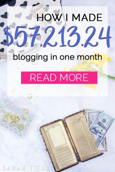 Before I started blogging, I was making $18k/YEAR. I made more than 3x that amount last MONTH ALONE! I'm just as shocked as you are. Blogging has changed my life forever and it can change yours too!