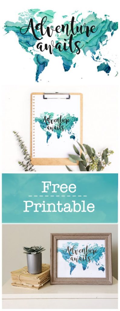 Your boys are going to love this Wall Art Printable in their room! Who doesn't want some adventure in life?